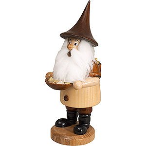 Smokers Professions Smoker - Mountain Gnome with Ore Bowl - 18 cm / 7 inch