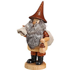 Smokers Professions Smoker - Mountain Gnome with Sack - 18 cm / 7 inch