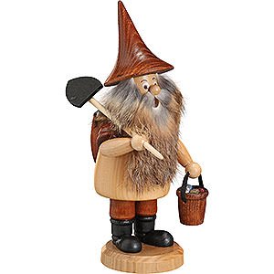 Smokers Professions Smoker - Mountain Gnome with Shovel - 18 cm / 7 inch