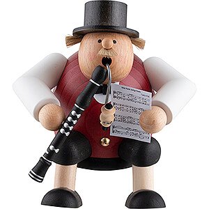 Smokers Professions Smoker - Musician with Clarinet - 15 cm / 5.9 inch