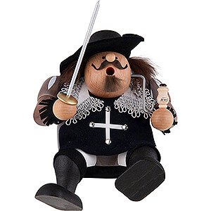 Smokers Famous Persons Smoker - Musketeer Aramis - Shelf Sitter - 16 cm / 6 inch