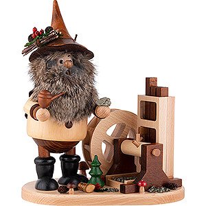 Smokers All Smokers Smoker - Ore Gnome with Crushing Mill - 26 cm / 10.2 inch