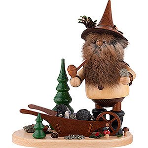 Smokers All Smokers Smoker - Ore Gnome with Ore Cart - 26 cm / 10.2 inch
