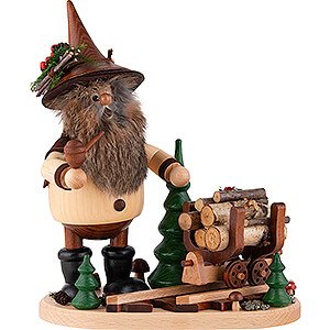 Smokers All Smokers Smoker - Ore Gnome with Wood Tram - 26 cm / 10.2 inch