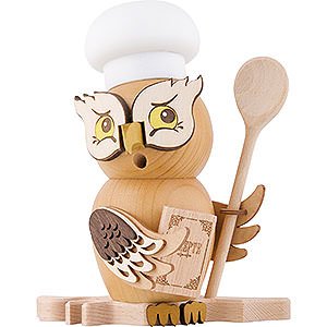 Smokers Professions Smoker - Owl Cook/Chef - 15 cm / 5.9 inch