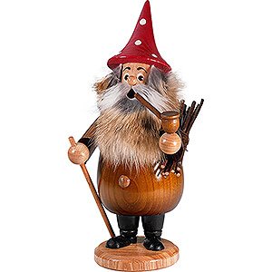 Smokers Hobbies Smoker Rooty-Dwarf Brown with Red Hat - 19 cm / 7.5 inch
