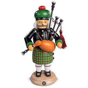 Smokers Hobbies Smoker - Scotsman in Highland Costume with Bagpipe - 27 cm / 11 inch