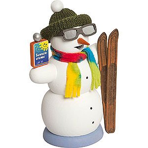 Smokers Snowmen Smoker - Snowman Apres Ski - 13 cm / 5.1 inch