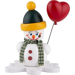 Smokers Snowmen Smoker - Snowman Jack with Heart - Exclusive - 12 cm / 4.7 inch
