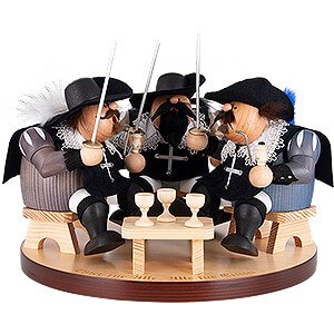 Smokers Famous Persons Smoker - Three Musketeers - 22 cm / 8 inch