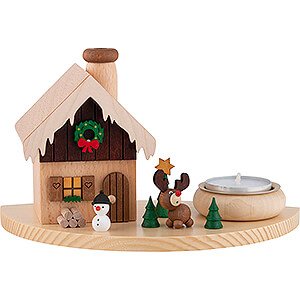 World of Light Candle Holder Misc. Candle Holders Smoking Hut - Christmas Time - 10,5 cm / 4.1 inch