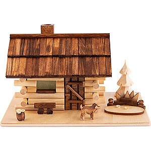 Smokers Misc. Smokers Smoking Hut - Lake House with LED - 12 cm / 4.7 inch