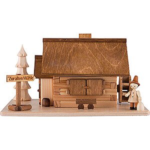 Smokers Misc. Smokers Smoking Hut - Old Mill with Wanderer - 10 cm / 4 inch