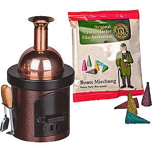 Smokers All Smokers Smoking Stove - Brewing Kettle Brown Hammertone - 13 cm / 5.1 inch