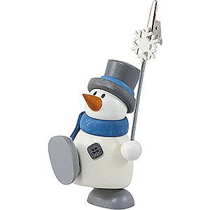 Gift Ideas Back to School Snow Man Otto with Sign Holder - 8 cm / 3.1 inch