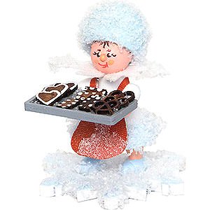 Small Figures & Ornaments Kuhnert Snowflakes Snowflake Gingerbread Baker - 5 cm / 2 inch