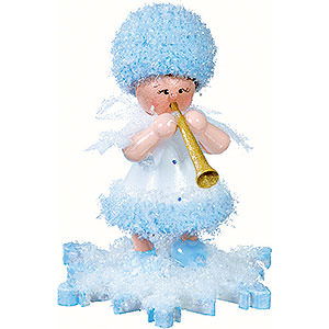 Small Figures & Ornaments Kuhnert Snowflakes Snowflake with Clarinet - 5 cm / 2 inch
