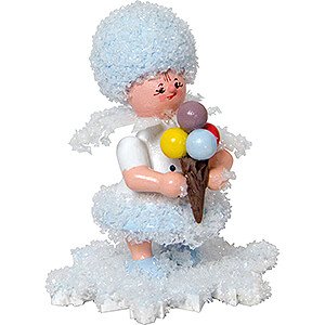 Small Figures & Ornaments Kuhnert Snowflakes Snowflake with Ice Cream - 5 cm / 2 inch