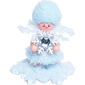 Small Figures & Ornaments Kuhnert Snowflakes Snowflake with Snow Crystal - 5 cm / 2 inch