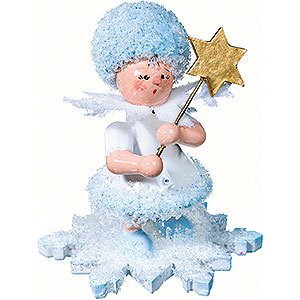 Small Figures & Ornaments Kuhnert Snowflakes Snowflake with Star - 5 cm / 2 inch
