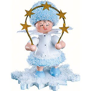 Small Figures & Ornaments Kuhnert Snowflakes Snowflake with Star Arch - 5 cm / 2 inch