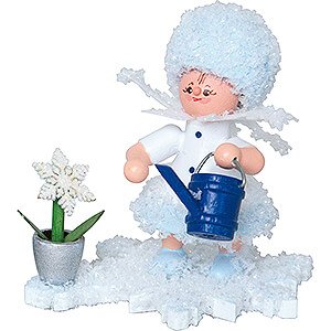 Small Figures & Ornaments Kuhnert Snowflakes Snowflake with Watering Can - 5 cm / 2 inch