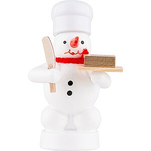 Small Figures & Ornaments Zenker Snowmen Snowman Baker with Butter - 8 cm / 3.1 inch