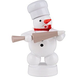 Small Figures & Ornaments Zenker Snowmen Snowman Baker with Decorating Bag - 8 cm / 3.1 inch