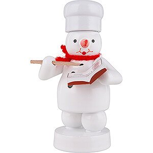 Small Figures & Ornaments Zenker Snowmen Snowman Baker with Recipe Book - 8 cm / 3.1 inch