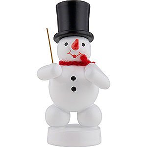 Small Figures & Ornaments Zenker Snowmen Snowman Conductor - 8 cm / 3 inch