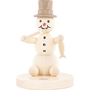 Small Figures & Ornaments Wagner Snowmen Snowman Ice Fisher - 8 cm / 3.1 inch