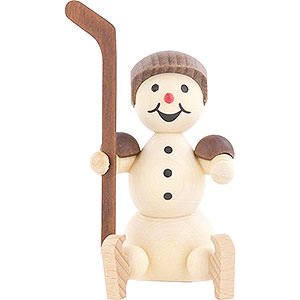 Small Figures & Ornaments Wagner Snowmen Snowman Ice Hockey Player Substitute Helmet - 8 cm / 3.1 inch