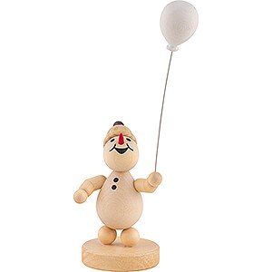 Small Figures & Ornaments Wagner Snowmen Snowman - Junior with Balloon - 9 cm / 3.5 inch