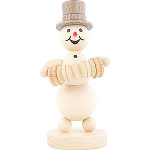 Small Figures & Ornaments Wagner Snowmen Snowman Musician Concertina Player - 12 cm / 4.7 inch