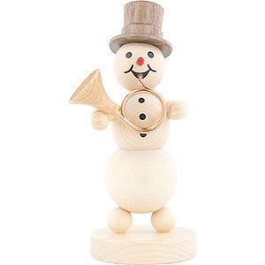 Small Figures & Ornaments Wagner Snowmen Snowman Musician Hornblower - 12 cm / 4.7 inch