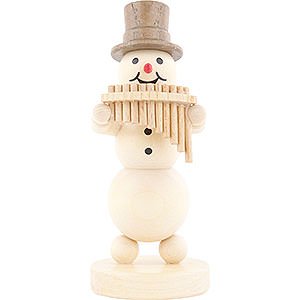 Small Figures & Ornaments Wagner Snowmen Snowman Musician Panpipes - 12 cm / 4.7 inch