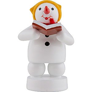 Small Figures & Ornaments Zenker Snowmen Snowman Musician Singer - 8 cm / 3 inch