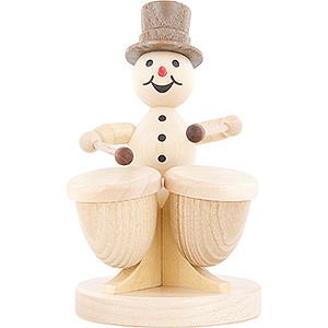 Small Figures & Ornaments Wagner Snowmen Snowman Musician Timpani - 12 cm / 4.7 inch