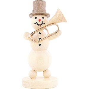 Small Figures & Ornaments Wagner Snowmen Snowman Musician Tuba - 12 cm / 4.7 inch