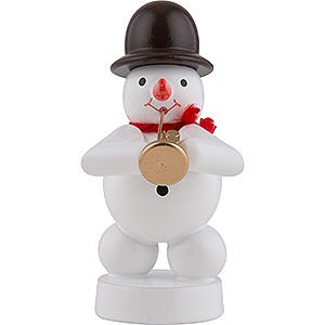 Small Figures & Ornaments Zenker Snowmen Snowman Musician with Jazz Trumpet - 8 cm / 3 inch