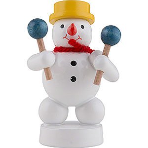 Small Figures & Ornaments Zenker Snowmen Snowman Musician with Maracas - 8 cm / 3 inch