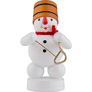 Small Figures & Ornaments Zenker Snowmen Snowman Musician with Triangle - 8 cm / 3 inch