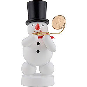 Small Figures & Ornaments Zenker Snowmen Snowman Musician with Trombone - 8 cm / 3 inch