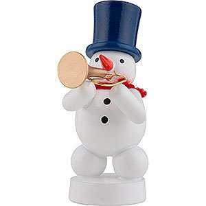Small Figures & Ornaments Zenker Snowmen Snowman Musician with Trumpet - 8 cm / 3 inch