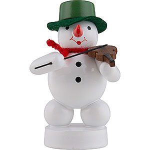 Small Figures & Ornaments Zenker Snowmen Snowman Musician with Violin - 8 cm / 3 inch