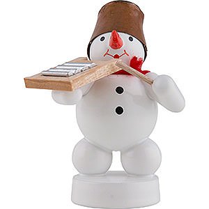Small Figures & Ornaments Zenker Snowmen Snowman Musician with Washboard - 8 cm / 3 inch