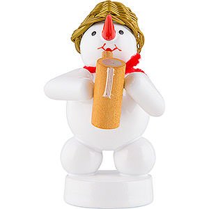 Small Figures & Ornaments Zenker Snowmen Snowman - Musician with Watering Can - 8 cm / 3.1 inch