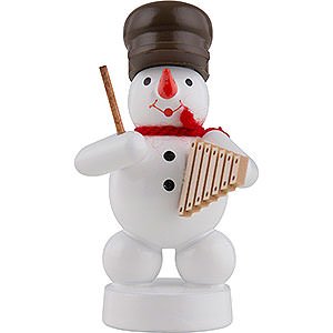 Small Figures & Ornaments Zenker Snowmen Snowman Musician with Xylophone - 8 cm / 3 inch