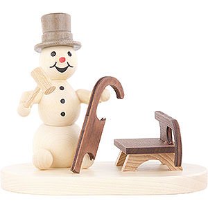 Small Figures & Ornaments Wagner Snowmen Snowman Sleigh Builder - 8 cm / 3.1 inch