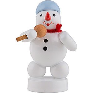 Small Figures & Ornaments Zenker Snowmen Snowman Snger with Microphone - 8 cm / 3 inch